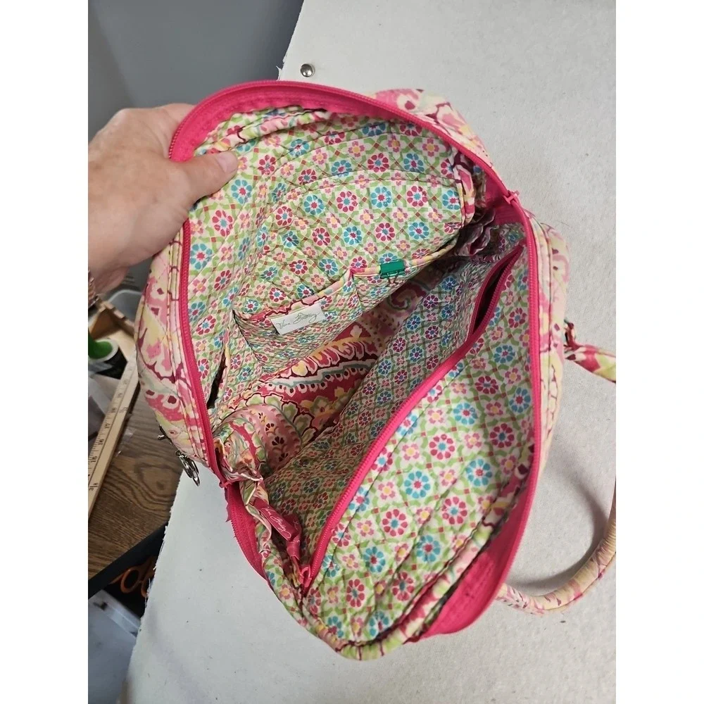 Vera‎ Bradley Set Bag Lots Of Pockets Zip